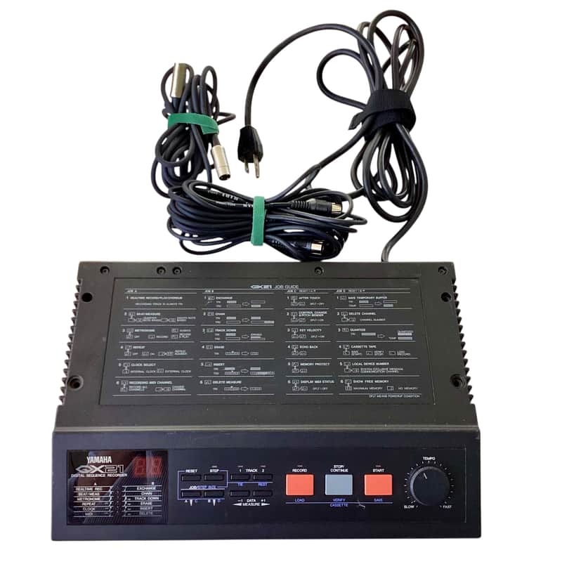 Yamaha QX21 Digital Sequence Recorder 1980s - Black image 1