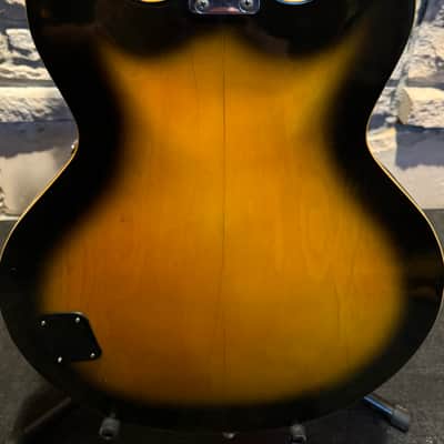 Eko Model 99 Bass 1960's  - Brownburst image 17