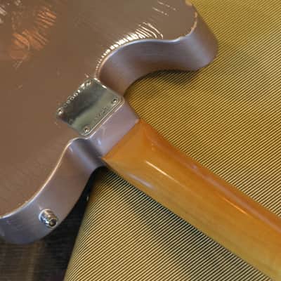 2017 K-Line Truxton Thinline Electric Guitar Factory Relic Rose Gold + HSC image 19