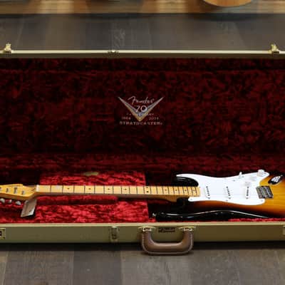 Minty! 2024 Fender Custom Shop 1954 70th Anniversary Limited Edition Stratocaster Electric Guitar Relic Sunburst + COA OHSC image 23