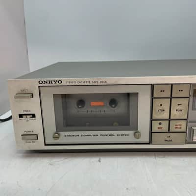 Onkyo TA-2025 Stereo 3-Motor Cassette Deck TESTED FOR PARTS/REPAIR ONLY image 2