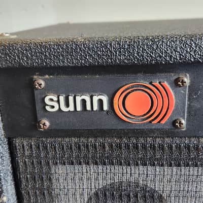 Vintage 1970s Sunn Model 3 2x12" Cabinet Speaker Pair Changed Speakers image 2