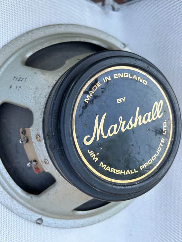 Celestion Guitar Speaker T1221 needs Reconing Jim Marshall Late 70's - Black image 1
