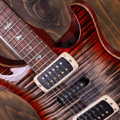 PRS Wood Library Modern Eagle V Charcoal Cherry Burst image 12