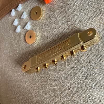 Gibson PBBR-065 Historic Non-Wire ABR-1 Tune-O-Matic Bridge 2025-24K Gold plated image 9