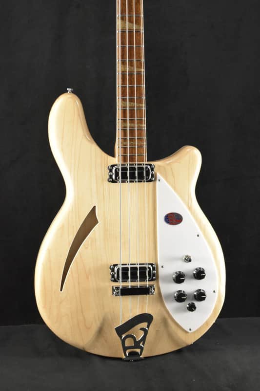 Rickenbacker 4005V Vintage Reissue Semi-Hollow Bass Guitar Mapleglo image 1