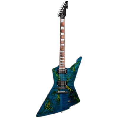 E-1 Electro-Resin Transparent Blue Schecter image 3
