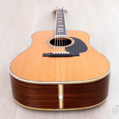 1973 Martin D-45 Vintage Dreadnought Acoustic Guitar w/ Case image 13
