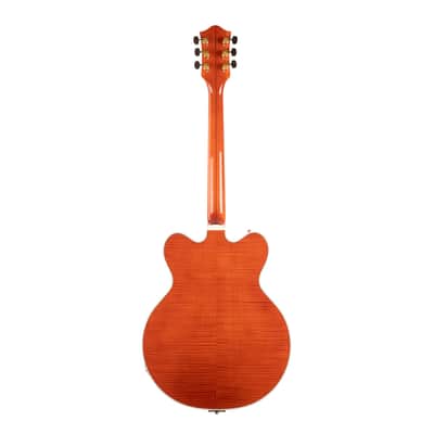 Used Gretsch G6620TDC-ORFM Center Block Flame Maple Orange 2017 image 5