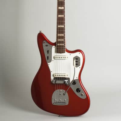 Fender Jaguar Solid Body Electric Guitar (1966), ser. #172774, original black tolex hard shell case. image 1