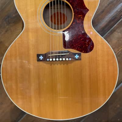 2010 Gibson J-185 Jumbo Acoustic, Natural image 2