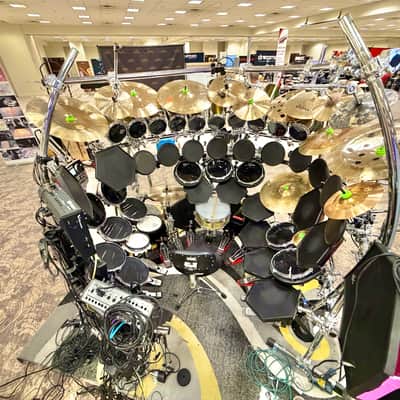 Simmons SDS-7 6 piece drum pad set custom painted image 4