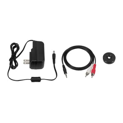 Audio-Technica AT-LP60XBT Bluetooth Fully Automatic Stereo Turntable (Red) Bundle with CR3-XBT Bluetooth Monitors (Pair) (3 Items) image 9