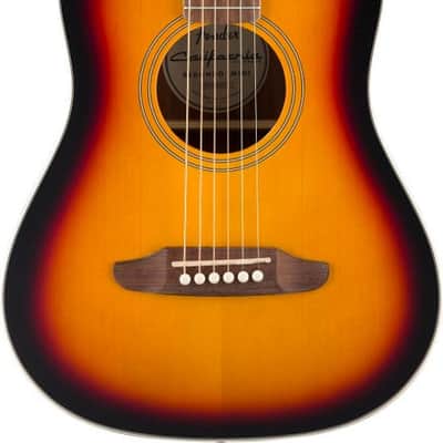 Fender California Standard Redondo Mini Acoustic Guitar - 3-color Sunburst image 2