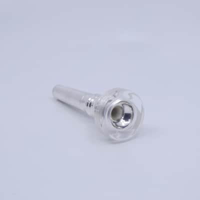 Trent's Yard Sale! ACB TA1CS Trumpet Mouthpiece with a Clear Acrylic Rim - Silver/Acrylic image 3