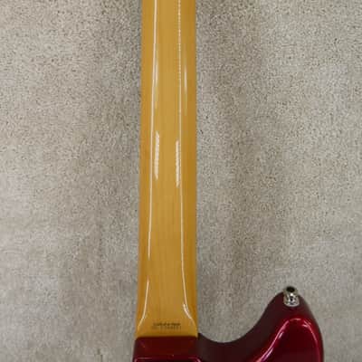 Fender MUSTANG Candy Apple Red CIJ w/Stripe s/HSC #P088687 image 10