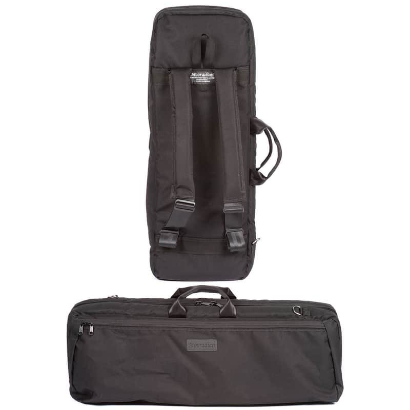 Mooradian Mooradian Black Oblong Slip-On 4/4 Violin Case Cover with Padded Back-Pack Straps image 1