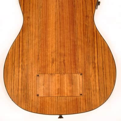 Hadean Walnut Acoustic-Electric Uke Bass Ukulele UKB-23 FH with F Holes image 3