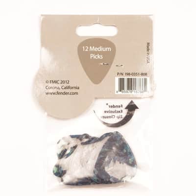 Genuine Fender® 351 Premium Picks, 12 pack, Ocean Turquoise Medium 198-0351-808 image 3