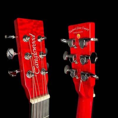 Tanglewood Azure TA4CERD Electro-Acoustic Guitar Shimmer Red Gloss image 8