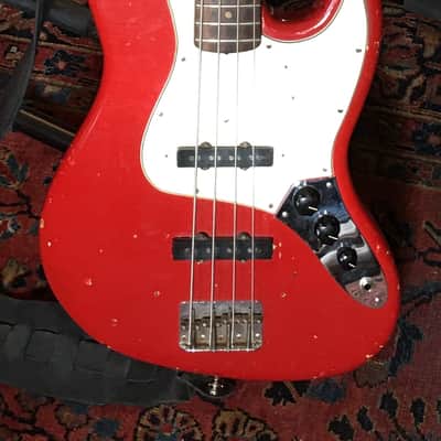 RARE Pre-CBS ‘64 Fender Jazz Bass in Orig’l Dakota Red w Matching Headstock image 11