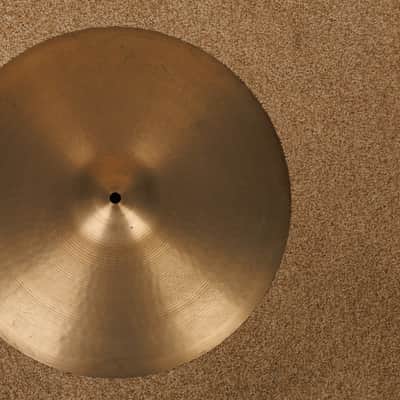 1970s Zildjian 16" Thin Stamp Crash Cymbal 1095g image 1