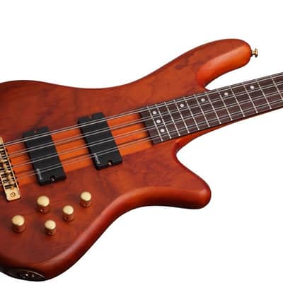 Schecter Stiletto Studio-8 Honey Satin + FREE GIG BAG - 8-String Electric Bass Guitar Studio 8 image 4