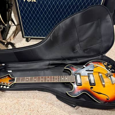 Maxitone Barney Kessel Ibanez 1960 Sunburst MIJ Aria Bruno Matsumoku w/ Gigbag! image 10