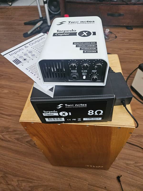 Two Notes Torpedo Captor X 8ohm Stereo Reactive Load Box / Attenuator 2020 - White image 1