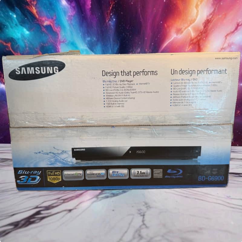 Samsung BD‑C6900 3D Blu‑ray Player • Brand New Unused • Wi‑Fi Full HD Streaming image 1