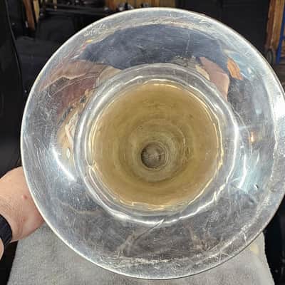 King System Blue SB30-LE Silver Marching Euphonium image 4