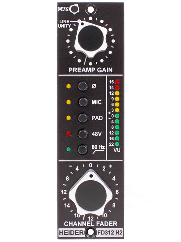 Classic Audio Products of IL Heider FD312 H2 2023 - Black image 1
