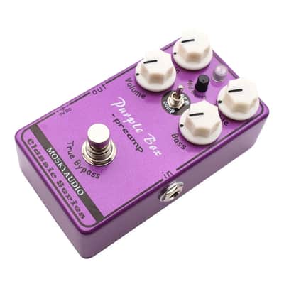 Mosky Purple Box Guitar Effect Pedal Pre-amp Overdrive Booster True Bypass image 4