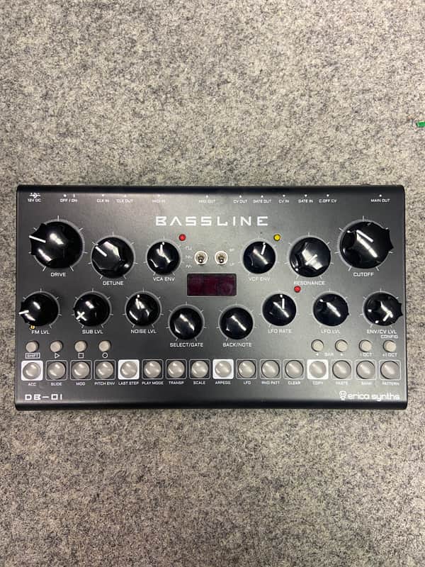 Erica Synths Bassline DB-01 Desktop 2014 - Present - Black image 1