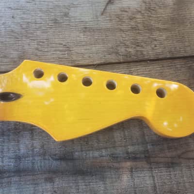 STR CUSTOM GUITAR NECK replacement, Binding, Block Pearloid Inlays Rosewood fits OEM bodies DIY image 12