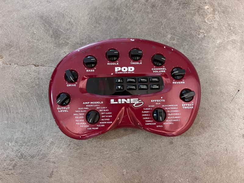 Line 6 POD 90s / 2000s - Red image 1