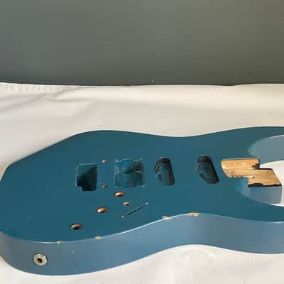 1980's Kramer USA Pacer Custom II Flip Flop FF Blue Guitar Body Floyd Ready image 23