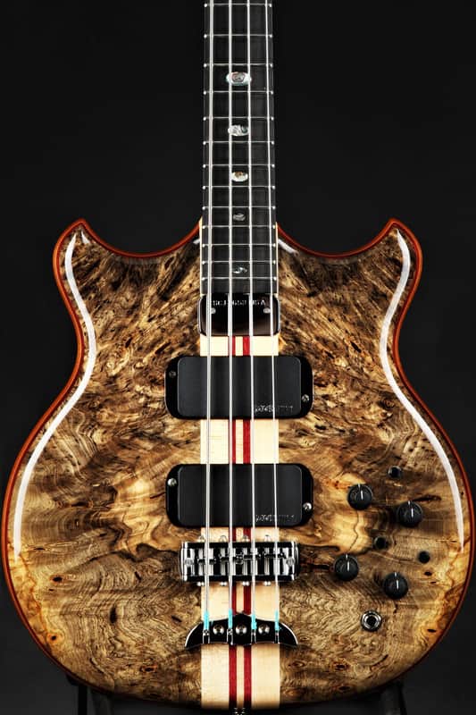 Alembic Stanley Clarke Deluxe - Buckeye Burl image 1