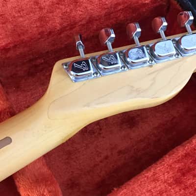 LEFTY! Vintage Early 1973 Original Fender USA Telecaster Ash Body Blonde Relic 1 Piece Maple Neck 7.6 lb HSC image 19