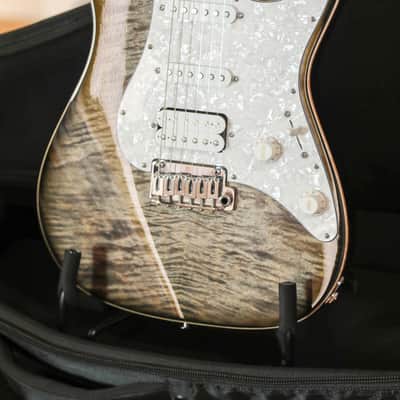 SUHR Standard Plus HSS Trans Charcoal Burst Roasted MN image 11