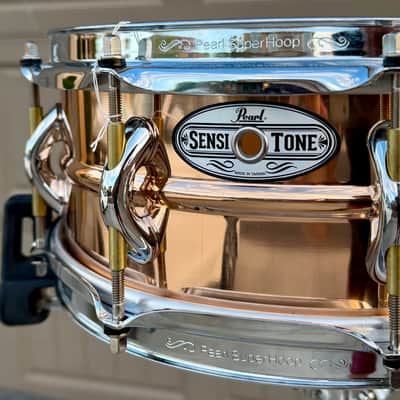 Pearl STA1450PB SensiTone Premium 14x5" Beaded Phosphor Bronze Snare Drum 2014 - 2020 - Bronze image 3
