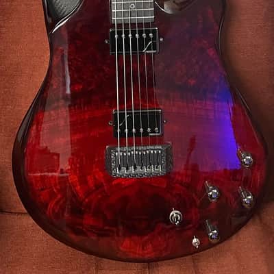 Emerald Virtou Hybrid Acoustic-Electric-MIDI Guitar - Claro Walnut-Red - 2022 MINT image 4