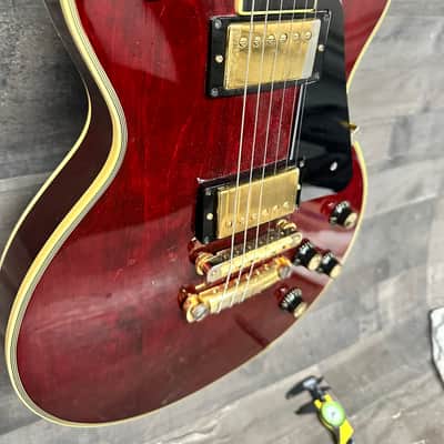 Gibson Lespaul  1977 Second Wine Custom With original case image 5
