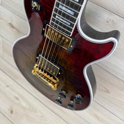 Gibson Custom Les Paul Axcess Custom Figured Top Electric Guitar - Bengal Burst #2116 image 7
