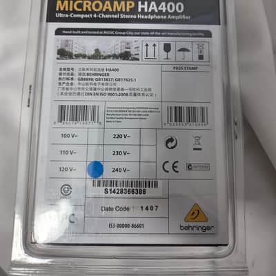Behringer HA400 Headphone Amp image 4