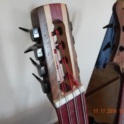 wish bass left handed fretless triple neck. image 10