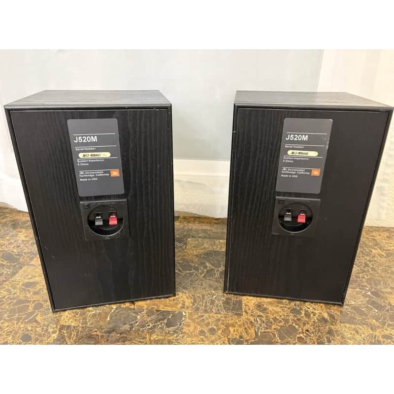 JBL J520M Bookshelf Speakers Pair Refoamed Tested Perfect | Reverb