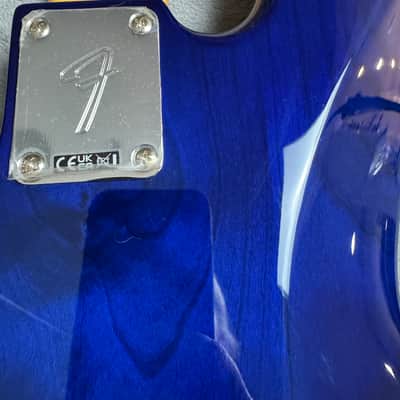 Fender Player Jazz Bass Blue Burst Flamed Maple Top MIM 2024 image 10