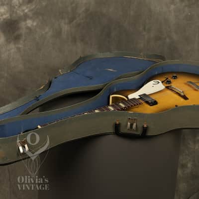 all original 1965 Epiphone E452T Sorrento ROYAL OLIVE image 23