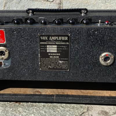 VOX AC50 JMI 1965 - HEAD Black Tolex image 7